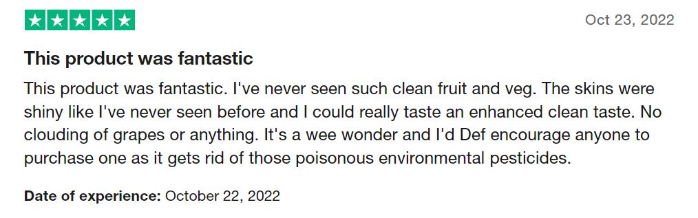 I could really taste an enhanced clean taste