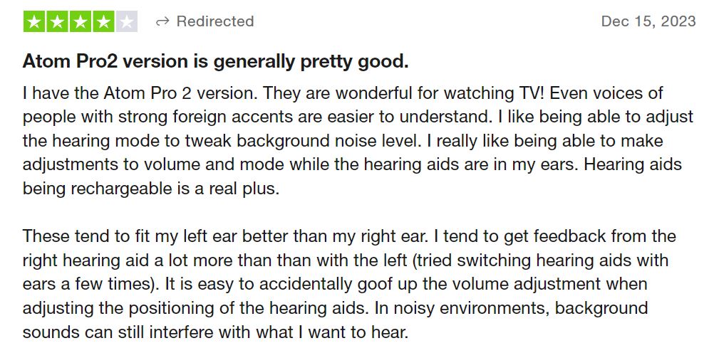 audien atom 2 trustpilot 1