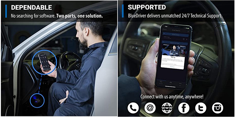 BlueDriver Bluetooth Pro OBDII Scan Tool