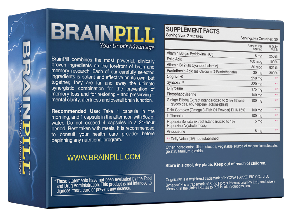 Brain Pill  Ingredients