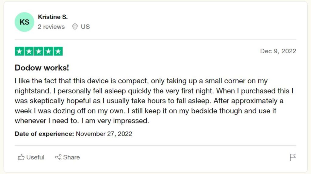 dodow trustpilot review