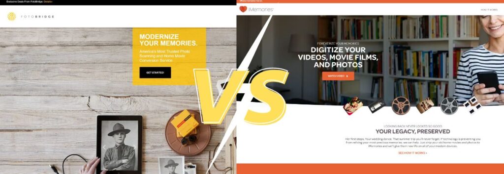 fotobridge or imemories