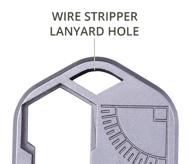 keyzmo lanyard hole