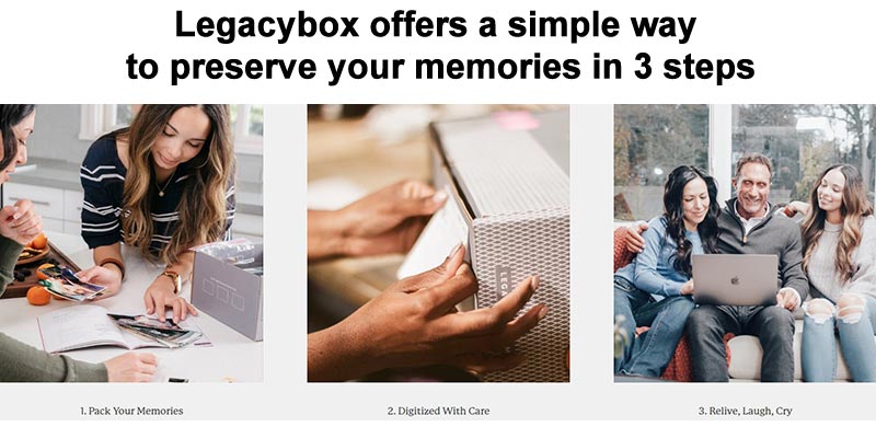 Legacybox preserve your memories in 3 steps