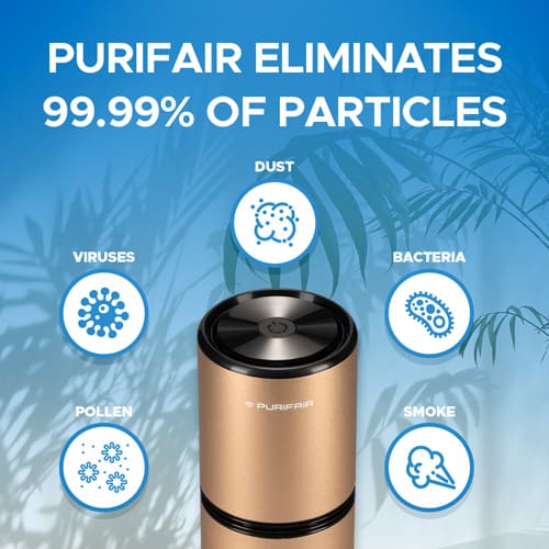 Purifair Eliminates Particles Allergens