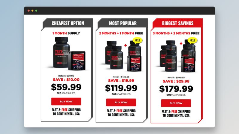 testosil price