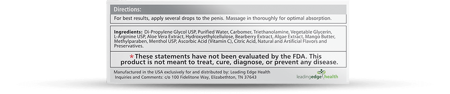  ProSolution Gel  Ingredients